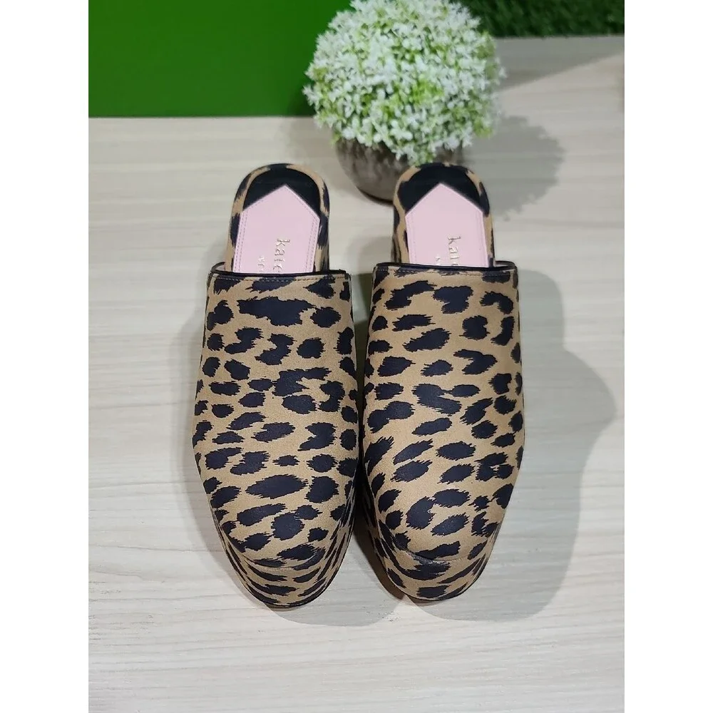 Kate Spade New York Amelia Clogs / Modern Leopard US 6 B NEW